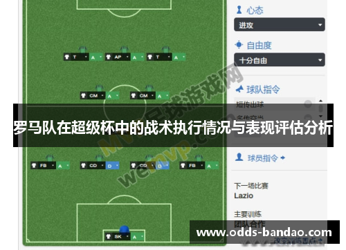 罗马队在超级杯中的战术执行情况与表现评估分析